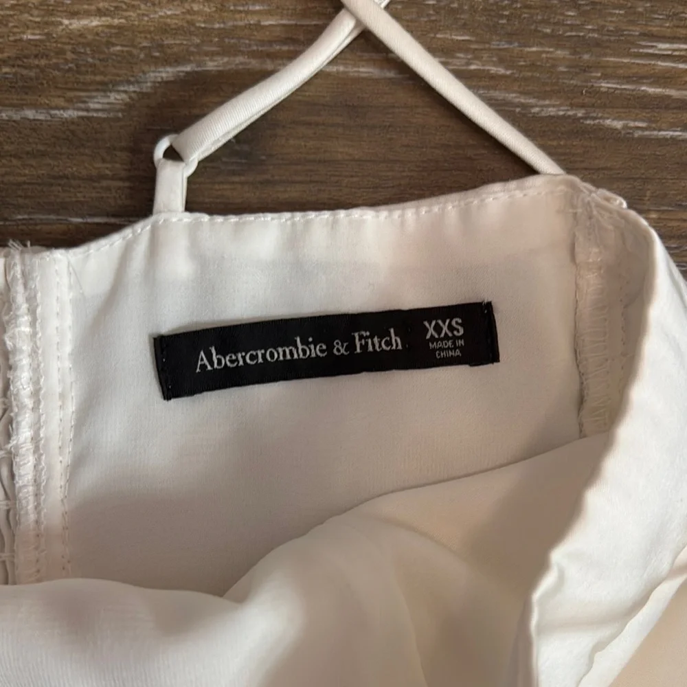 Abercrombie & Fitch Off White Spaghetti Strap Dress - Picture 6 of 9
